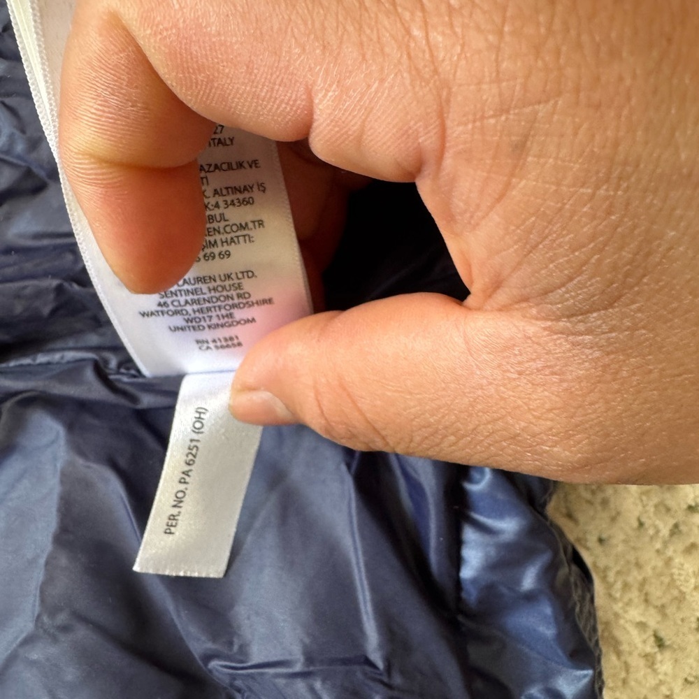 Polo by Ralph Lauren Dark Blue Quilted Jacket - Picture 6 of 14